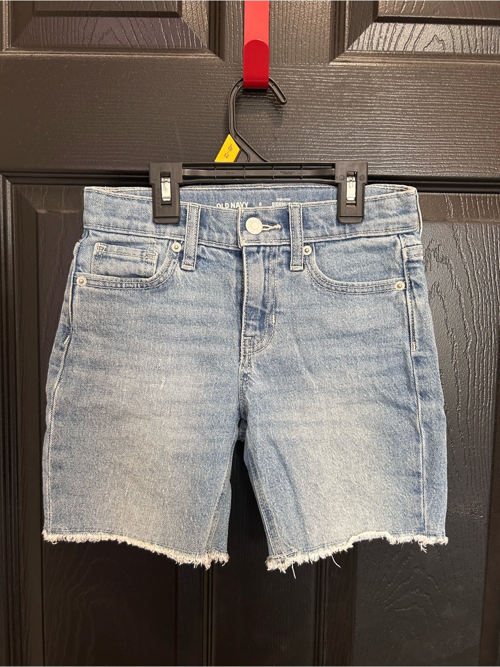 Old Navy Light Blue Frayed Hem Denim Shorts